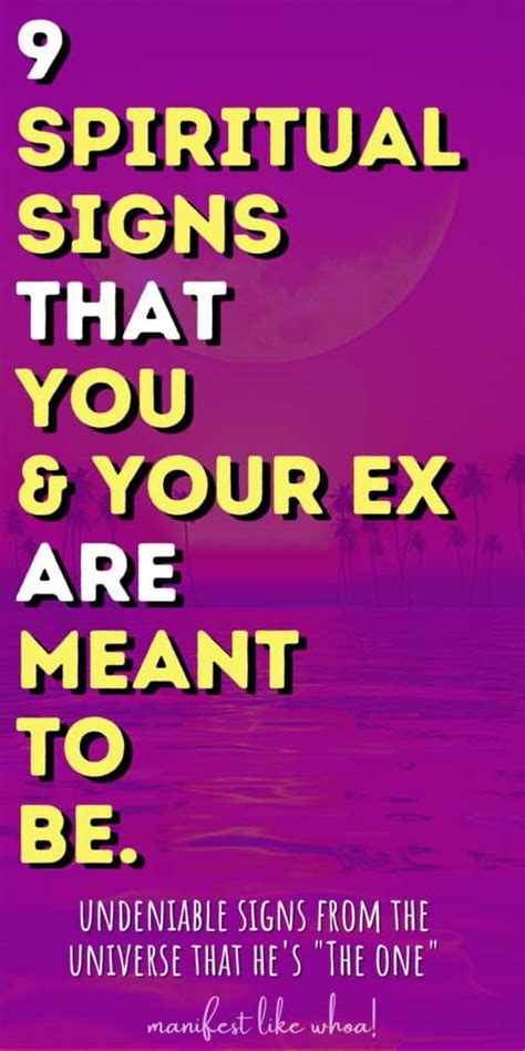 9 Spiritual Signs You And Your Ex Are Meant To Be Together