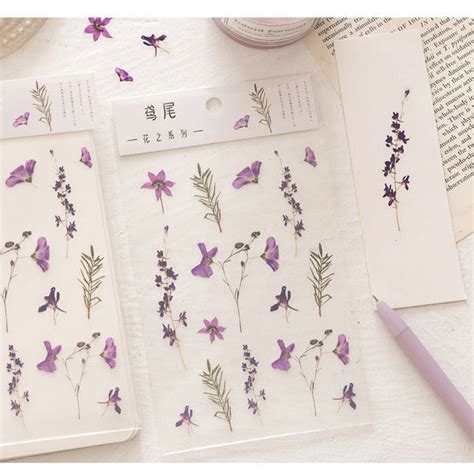 Plant and Flower Scrapbooking Stickers 6 Sheets#N# – Estarcase