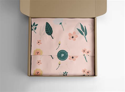 Free Wrapping Tissue Paper Mockup | Images :: Behance