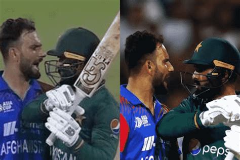 Pak Vs Afg Asia Cup 2022 Asif Ali Fight Fareed Ahmad In Pakistan Vs