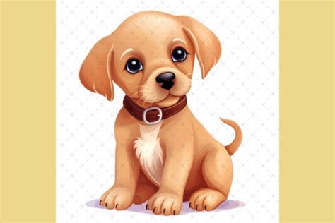 Adorable Puppy Clipart Graphic by Creative Kim Designs · Creative Fabrica