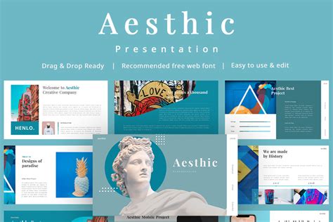 Aesthic Multipurpose Presentation Template Free Design Resources