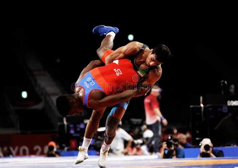 Tokyo 2020 Olympic Games, Greco-Roman Wrestling - 2021 - Dreamstime