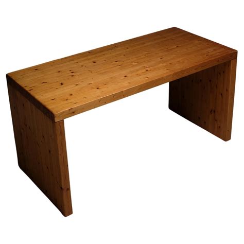 Pine Desk with Drawer from Les Arcs For Sale at 1stDibs | pine desk with drawer