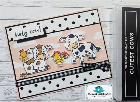 Stampin Up Cutest Cows In 2024 Stampin Up Birthday Cards Handmade