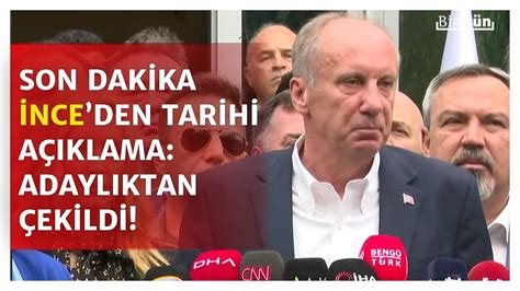 Sondakİka I Muharrem İnceden Tarihi Açıklama Adaylıktan Işte Böyle