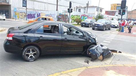 Violenta colisión se registró en pleno centro de Osorno