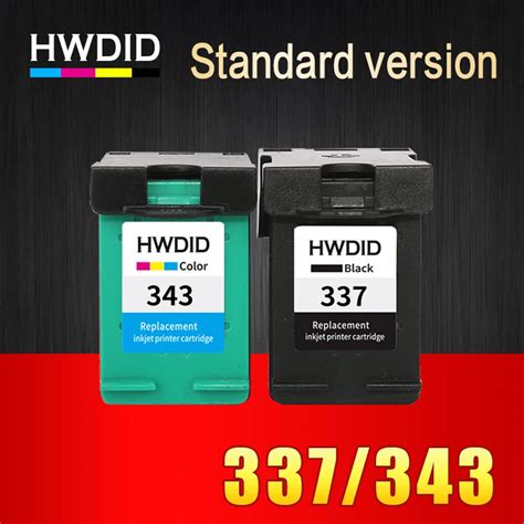 HWDID 343 337 Remanufactured Ink Cartridge Replacement For HP 337 343