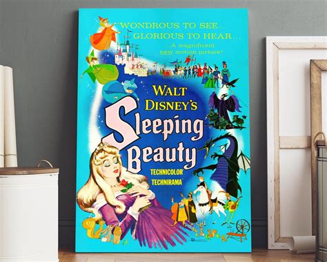 Sleeping Beauty Poster Canvas, Sleeping Beauty Canvas Wall Art, Sleeping Beauty Print, Disney ...