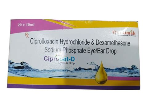 Ciprofloxacin Hydrochloride Dexamethasone Sodium Phosphate Eye Ear Drop