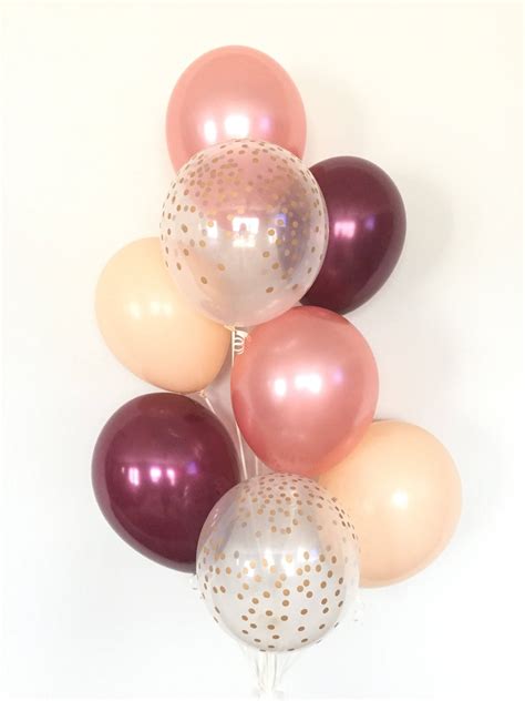 Ballons D Or Glitter Balloons Rose Gold Balloons Confetti Balloons