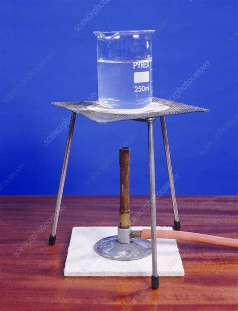 Heating Water Heating Water Over A Bunsen Burner