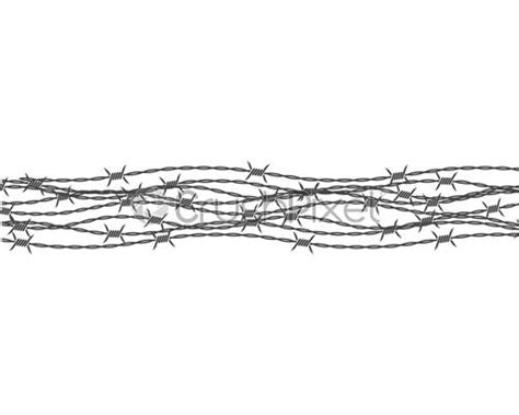 Barbed Wire Vector Illustration Stock Vector Crushpixel