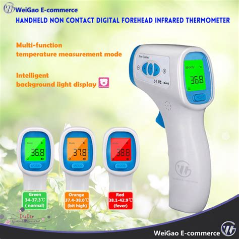 Quick Respond Handheld Non Contact Digital Forehead Infrared