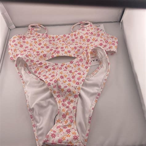 Unworn PacSun Floral Bikini Set Depop