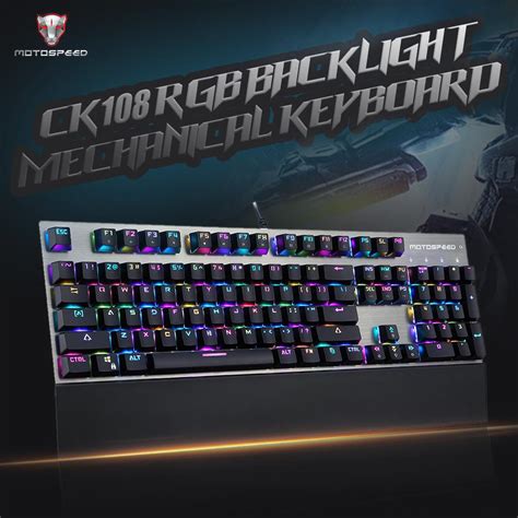 Buy Motospeed CK108 Mechanical Keyboard USB Wired Professional Gaming