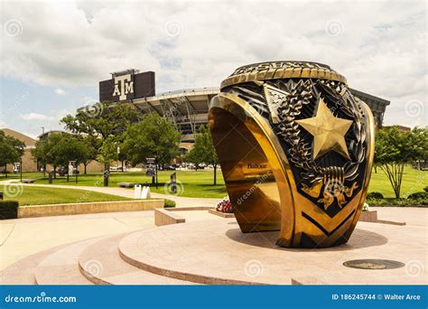 View Of Texas Aandm University In College Station Texas Editorial Stock