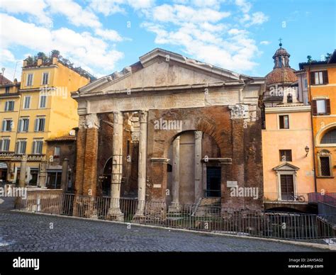 The Portico Of Octavia Porticus Octaviae Is A Monumental Complex In