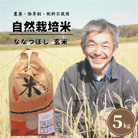 【楽天市場】【ふるさと納税】【令和6年産新米】【玄米】自然栽培米「角田玄米」5kg《厚真町》【カクタファーム】 米 お米 玄米 ご飯 北海道