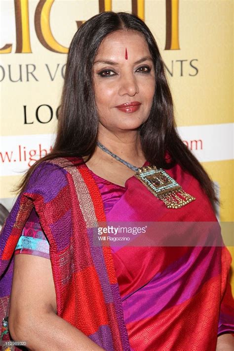 Actress Shabana Azmi Attends The 2011 Light Of India Awards At The