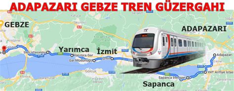 Adapazar Gebze Tren Saatleri Tren Ara Tren Bileti Tl