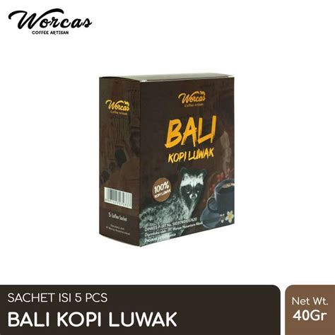 Jual Worcas Bali Kopi Luwak Sachet Pcs Di Seller Worcas Coffee