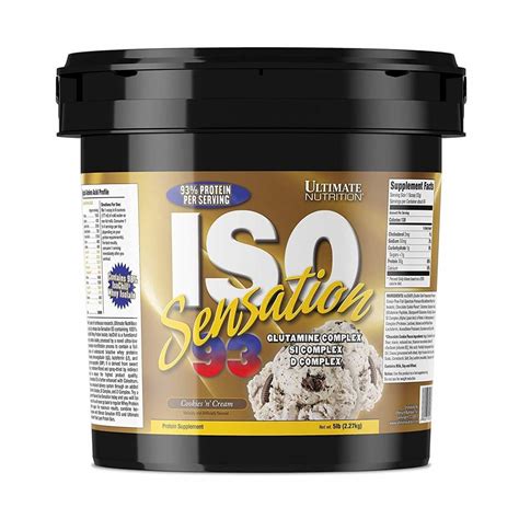 Ultimate Nutrition ISO Sensation 93 2 26 Kg 5 Lb Cookies Cream