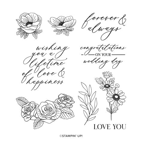 Stempelset Lifetime Of Love Von Stampin Up