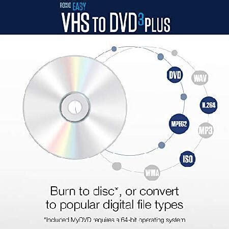 Roxio Easy Vhs To Dvd Plus Vhs Hi V Video To Dvd Or Digital