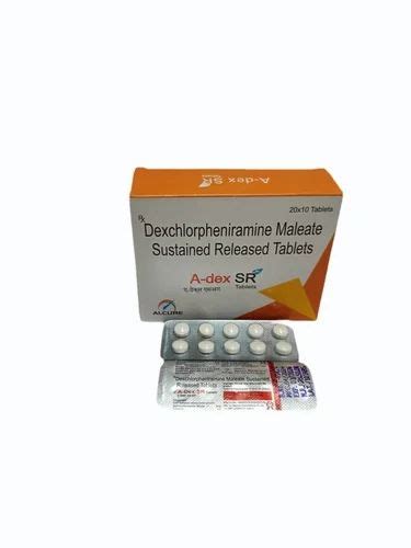 Dexchlorpheniramine Maleate Sustained Released Tablets For Hospital At