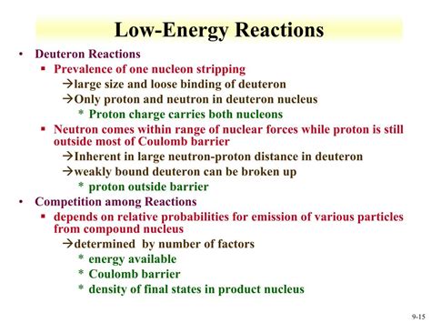 Ppt Rfss Lecture 9 Nuclear Reactions Powerpoint Presentation Free