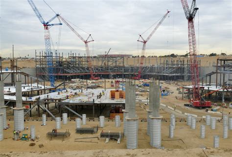 Photos: New NFL stadium construction site in Inglewood – Daily News