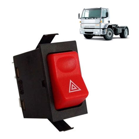 INTERRUPTOR DO PISCA ALERTA FORD CARGO 4432E 2632E 24V