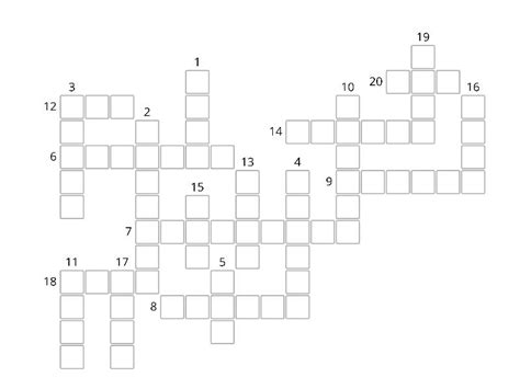 Past Simple Crosswords Teka Teki Silang