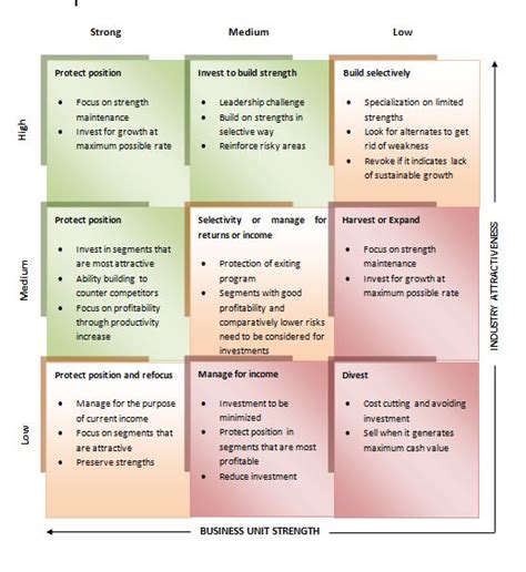 Ge Mckinsey Matrix With Examples Studiousguy