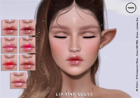 Second Life Marketplace Mimmi Collection Lip Tint Gloss Lelutka