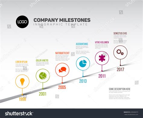 Circular Timeline Template Timeline Design Timeline Infographic Data