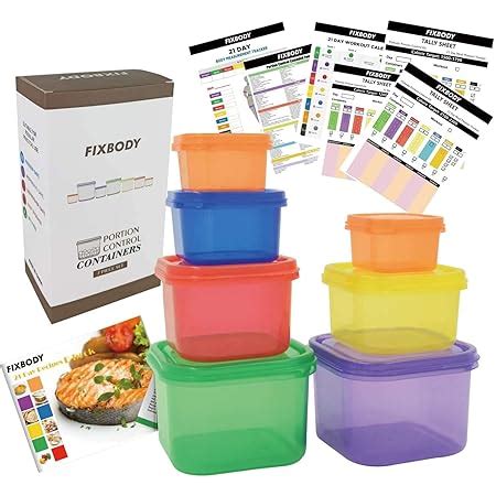 Amazon Day Portion Control Container Kit Pieces Home