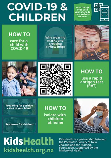 KidsHealth COVID-19 QR Code Poster | KidsHealth NZ