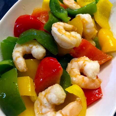 Shrimp Bell Peppers Stir Fry • Oh Snap Let S Eat