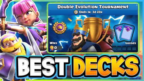 Top Best Decks For The Double Evolution Tournament Youtube