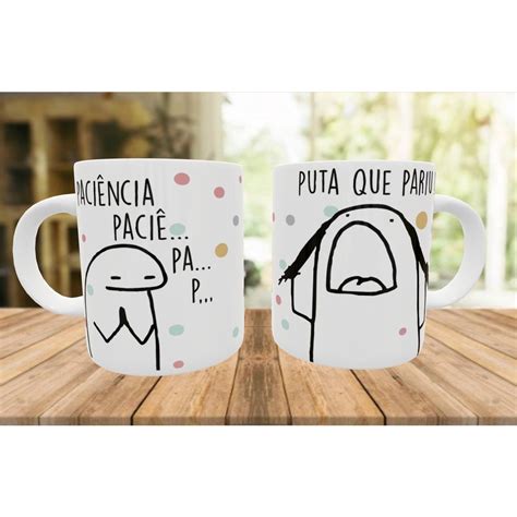 Caneca Frases Flork Divertida X Cara Porcelana Ml Escorrega O Pre O