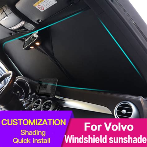 Car Windshield Sunshade For Volvo XC40 XC60 XC90 S90 V60 S40 S60