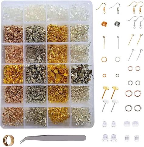 Pcs Earring Making Kit Earring Hooks Jewelry Making Supplies