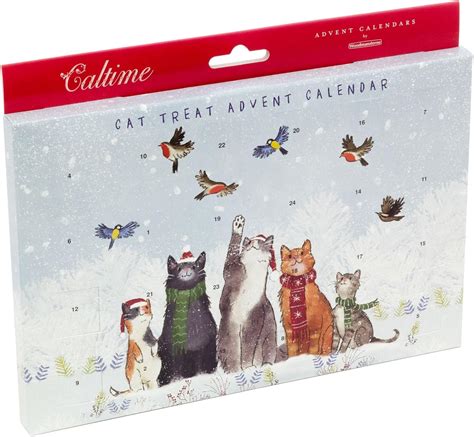 Christmas Cat Treat Advent Calendar Pet Treat Advent Calendar For