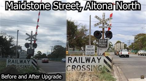 Maidstone St Altona North Vic LXRA Railway Crossing YouTube