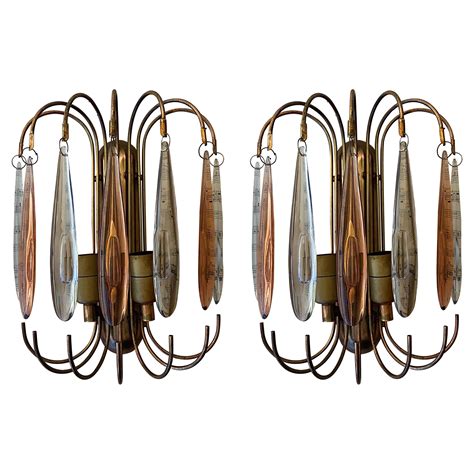 Pair Of Venini Wall Lights At Stdibs