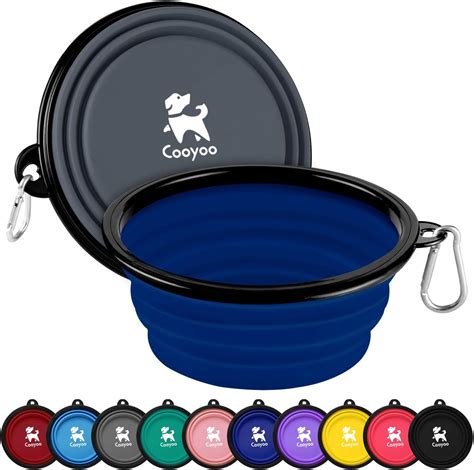 Pet Supplies Cooyoo Collapsible Dog Bowl2 Pack Collapsible Dog Water