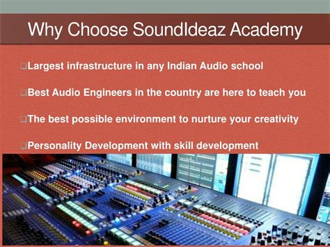 Ppt Music Production Courses Soundideaz Academy Powerpoint