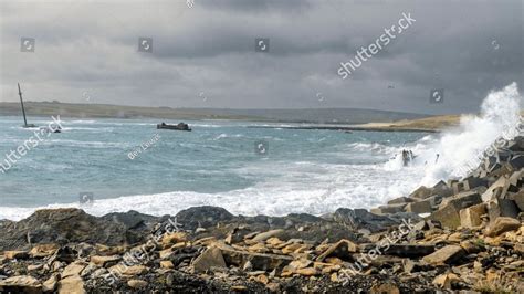 The Blockships Of Scapa Flow In The Orkney Islands Scotland Were